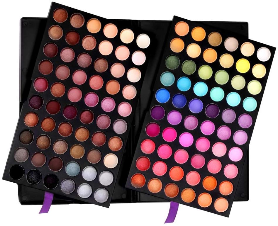 SHANY Ultimate Fusion Eyeshadow Palette (120 Color Eyeshadow Palette, Natural Nude and Neon Combination), Net Wt. 120g