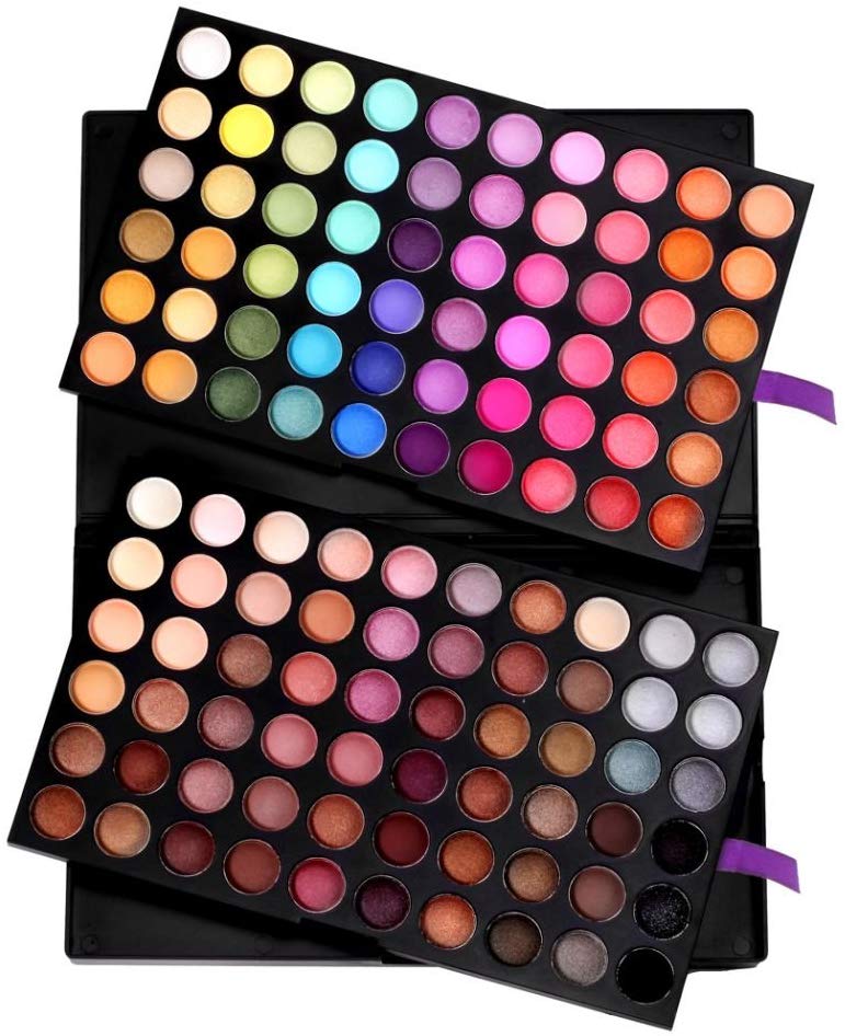 SHANY Ultimate Fusion Eyeshadow Palette (120 Color Eyeshadow Palette, Natural Nude and Neon Combination), Net Wt. 120g