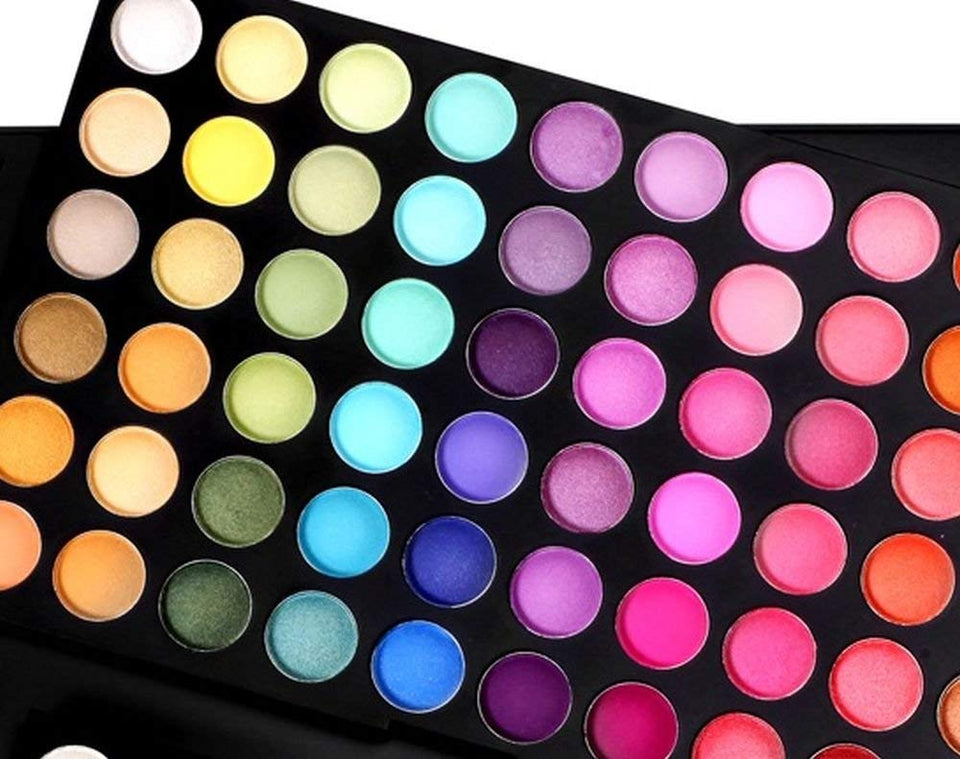 SHANY Ultimate Fusion Eyeshadow Palette (120 Color Eyeshadow Palette, Natural Nude and Neon Combination), Net Wt. 120g