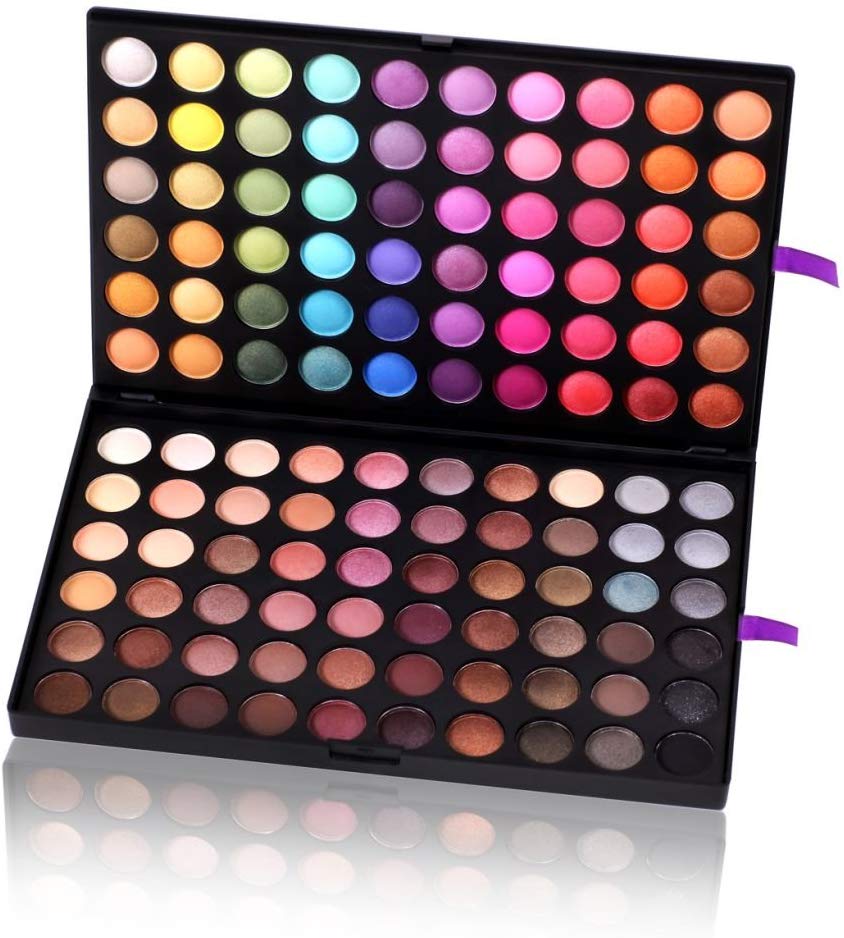 SHANY Ultimate Fusion Eyeshadow Palette (120 Color Eyeshadow Palette, Natural Nude and Neon Combination), Net Wt. 120g