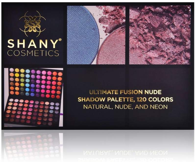 SHANY Ultimate Fusion Eyeshadow Palette (120 Color Eyeshadow Palette, Natural Nude and Neon Combination), Net Wt. 120g