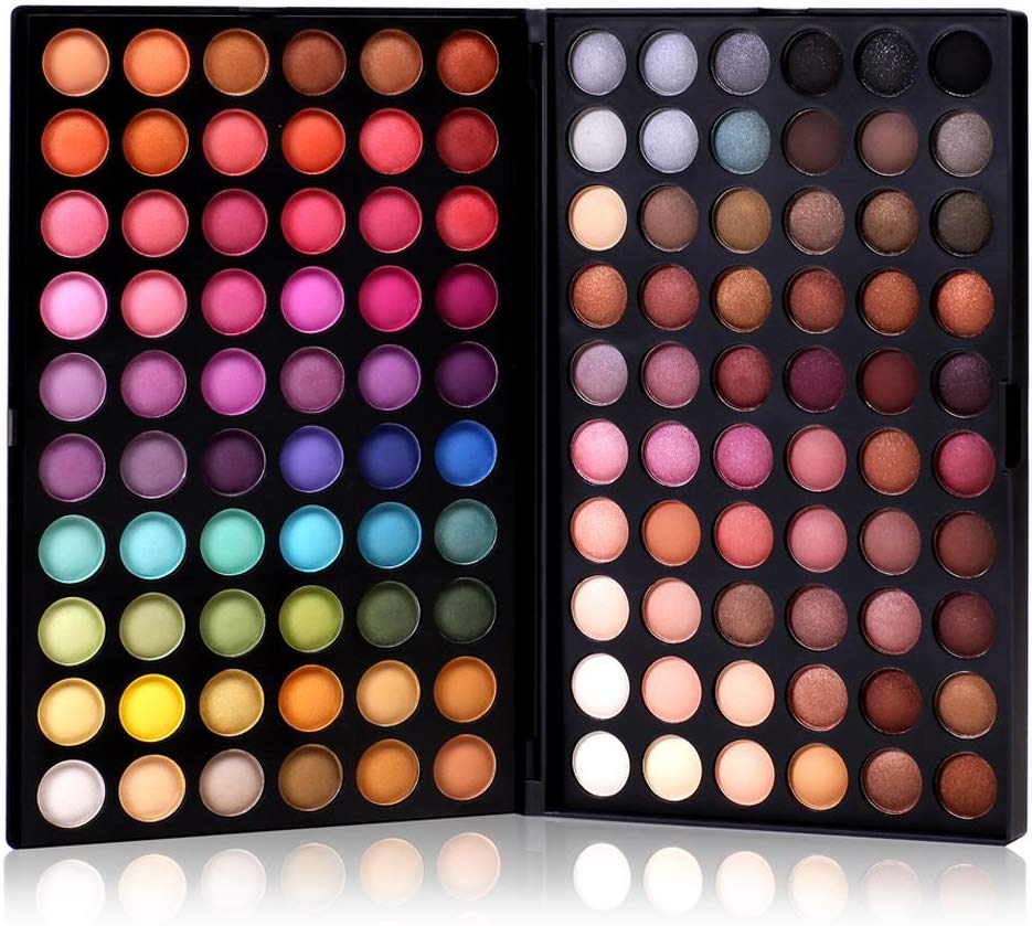 SHANY Ultimate Fusion Eyeshadow Palette (120 Color Eyeshadow Palette, Natural Nude and Neon Combination), Net Wt. 120g