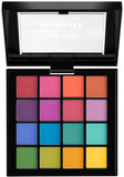 Paleta de sombras,Ultimate Shadow Palette, Nyx Professional Makeup, Tono Brights 13g
