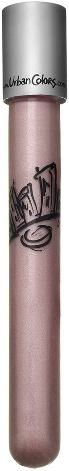 Set/Paquete de 6 KISS MANIAC brillo de labios (lipgloss) labial humectante con Vitamina E y Proteinas de Seda de Urban Colors con Cosmetiquera rosa incluida