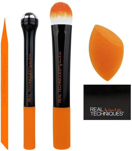 Real Techniques Prep and Prime Make Up Brush Set