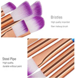 JSBelle Set de 20 Unicorn Maquillaje Pincel Cosmético Pinceles Eyeliner Sombra de ojos Blush Brushes