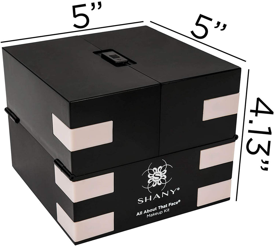 Shany 'All About That Face' Kit de maquillaje – todo en uno – Sombras de ojos, colores de labios y más