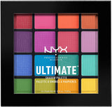 Paleta de sombras,Ultimate Shadow Palette, Nyx Professional Makeup, Tono Brights 13g