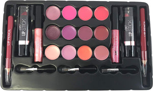 BR All In One Makeup Kit (Eyeshadow, Blushes, Powder, Lipstick & More) Holiday Gift Set (LightPink)