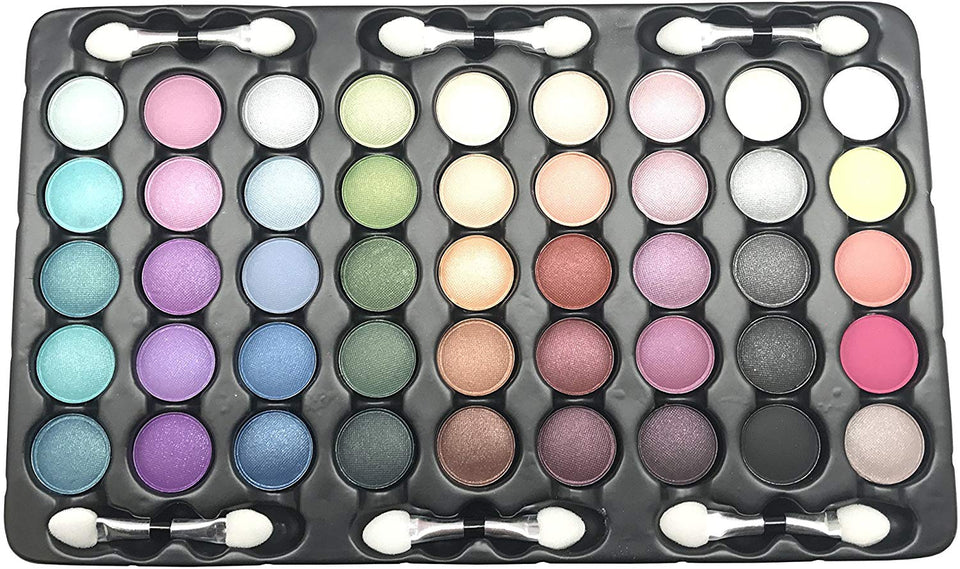 BR All In One Makeup Kit (Eyeshadow, Blushes, Powder, Lipstick & More) Holiday Gift Set (LightPink)