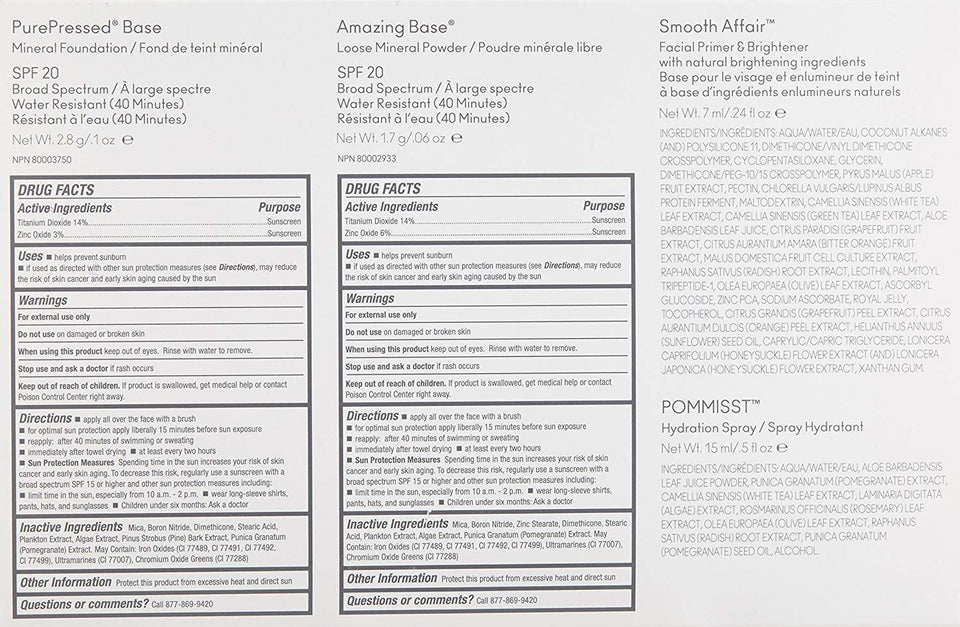 Jane iredale - Kit de iniciación, Medio